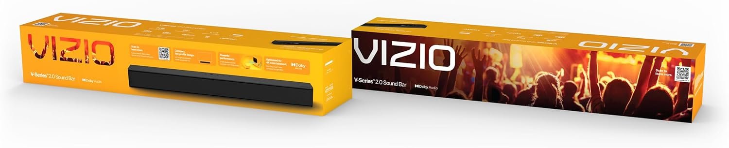 VIZIO V-Series 2.0 Compact Sound Bar with Dolby Audio, DTS:X, Bluetooth V20x-J8 - Image 9