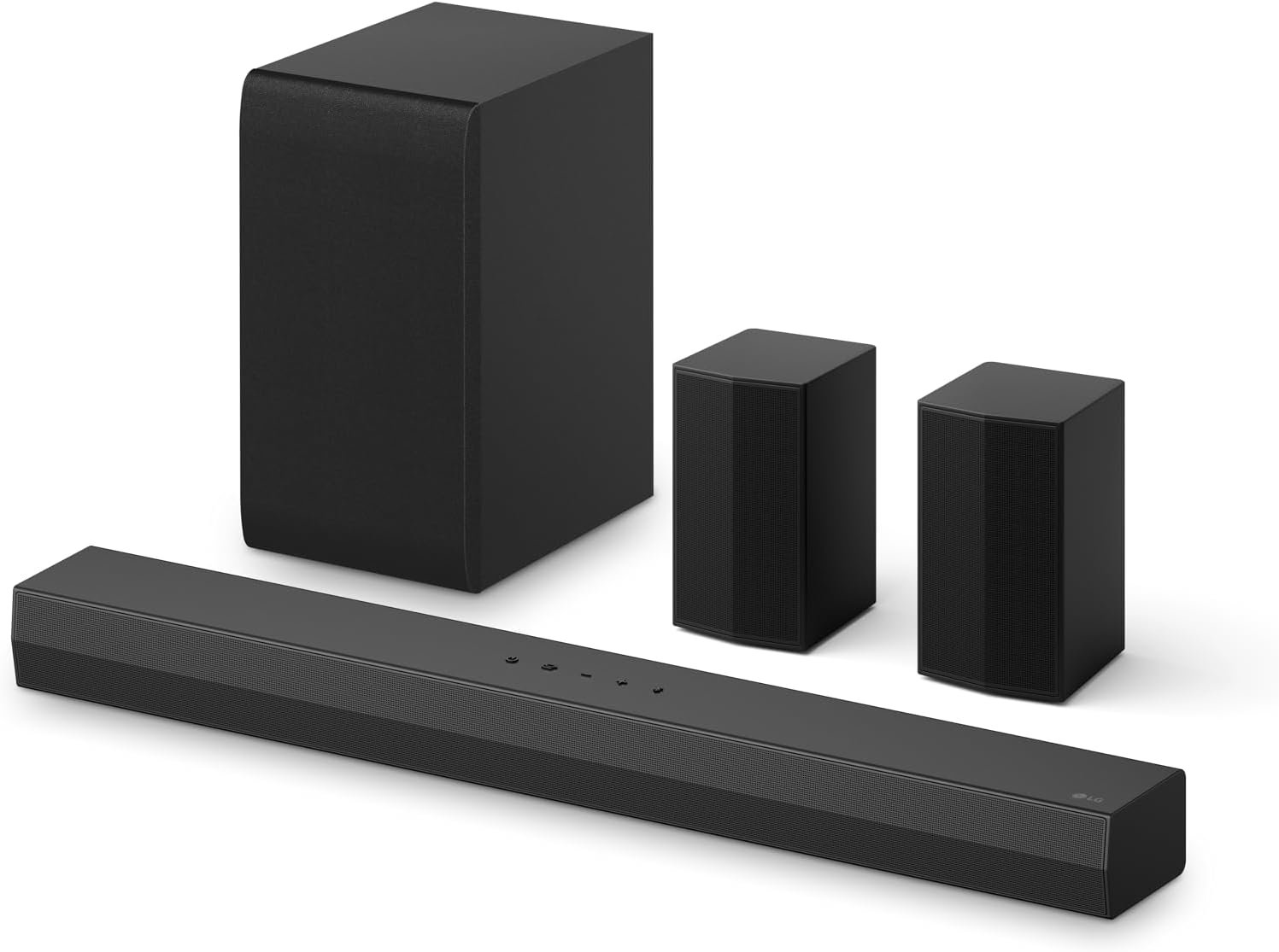 LG S40TR 4.1 ch. Soundbar with Wireless Subwoofer and Rear Surround Speaker Included, TV Synergy, Wow Interface, AI Sound Pro, 2024 New Model, Amazon Exclusive