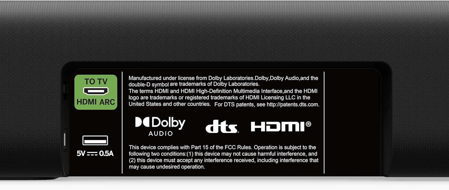 VIZIO V-Series 2.0 Compact Sound Bar with Dolby Audio, DTS:X, Bluetooth V20x-J8 - Image 7